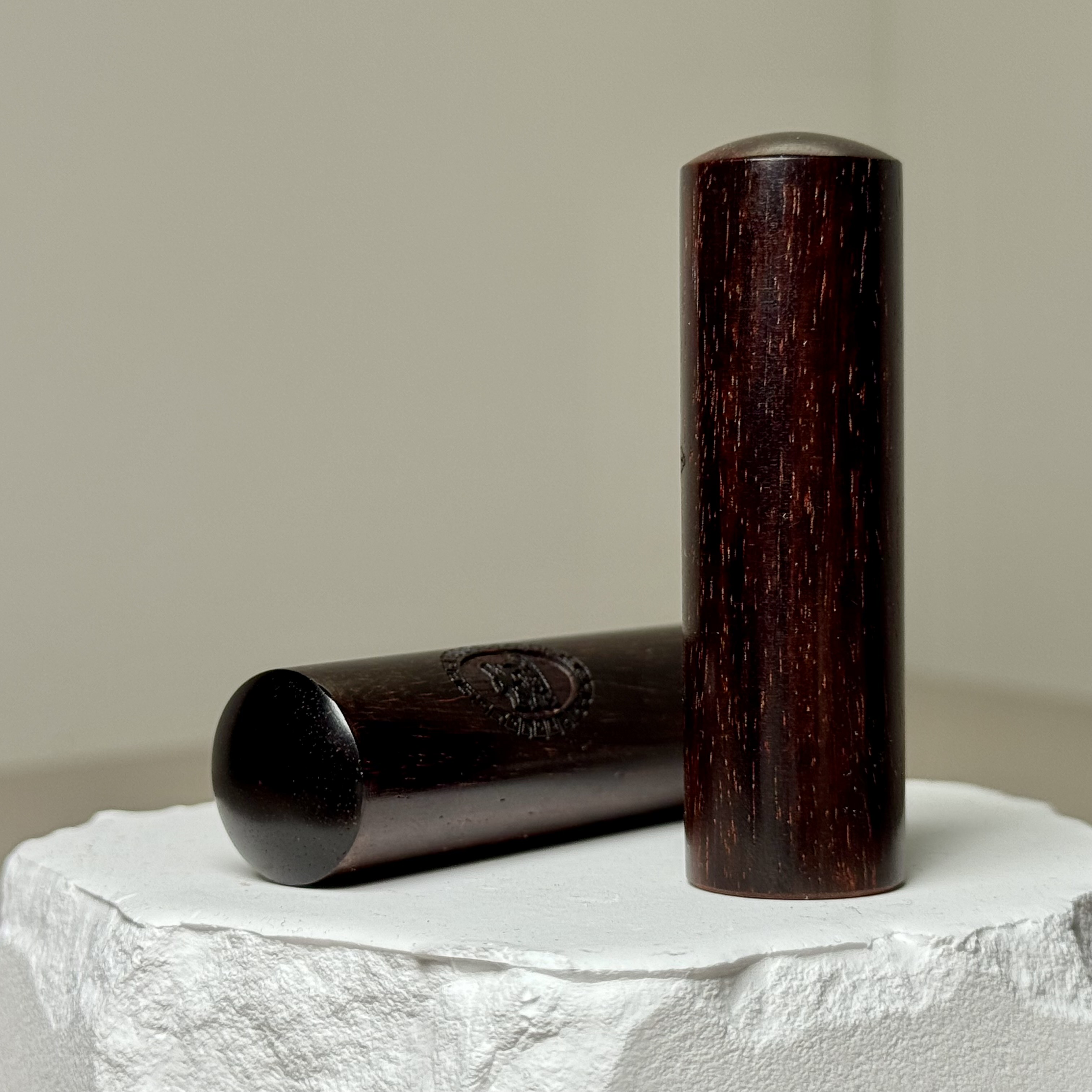 檀香小葉紫檀 六分圓章