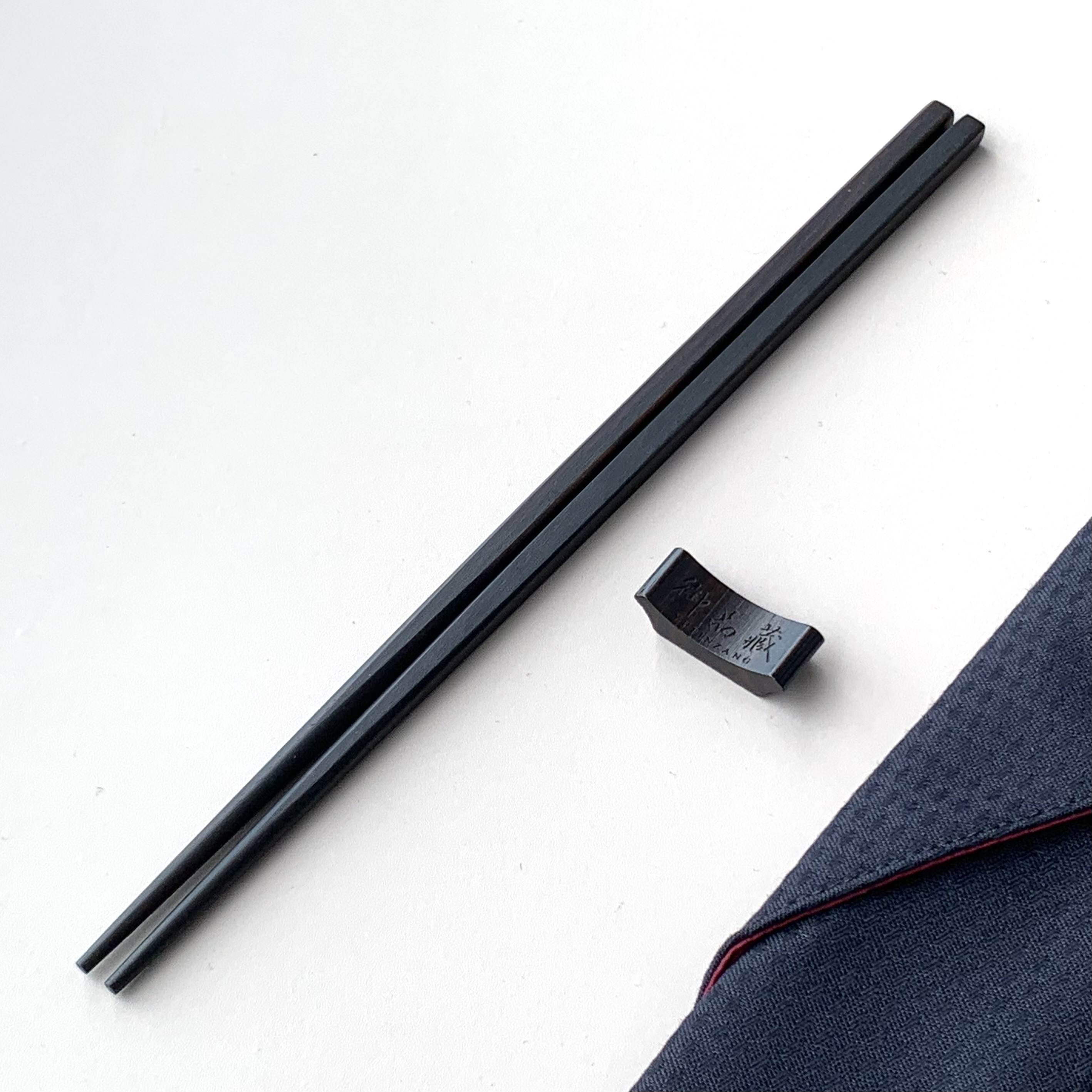 蘇拉威西條文烏木 23CM 四角筷